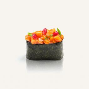AZUKI AND  SALMON GUNKAN